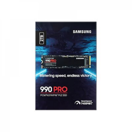 Samsung | 990 PRO | 2000 GB | SSD form factor M.2 2280 | Solid-state drive interface PCIe Gen4x4 | Read speed 7450 MB/s | Write speed 6900 MB/s