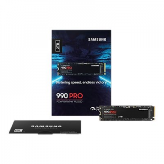 Samsung | 990 PRO | 2000 GB | SSD form factor M.2 2280 | Solid-state drive interface PCIe Gen4x4 | Read speed 7450 MB/s | Write speed 6900 MB/s