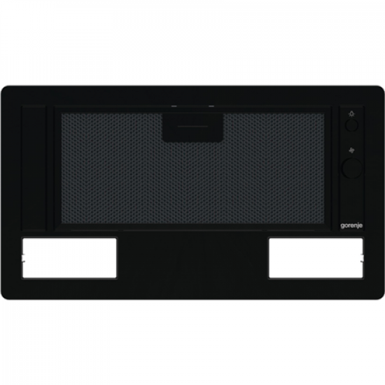 Gorenje | Hood | BHI681EB | Canopy | Energy efficiency class D | Width 58 cm | 370 m³/h | Mechanical control | LED | Black