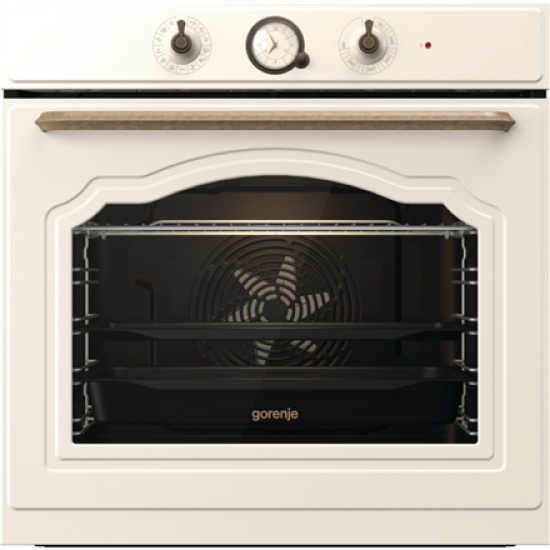 Gorenje | Oven | BOS67371CLI | 77 L | Multifunctional | EcoClean | Mechanical control | Steam function | Height 59.5 cm | Width 59.5 cm | Beige