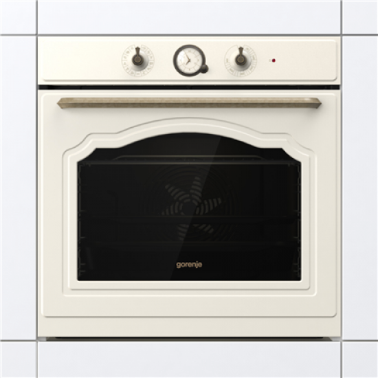 Gorenje | Oven | BOS67371CLI | 77 L | Multifunctional | EcoClean | Mechanical control | Steam function | Height 59.5 cm | Width 59.5 cm | Beige