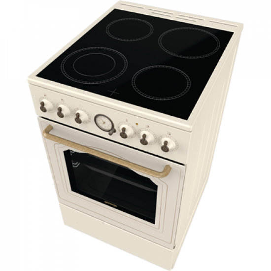 Gorenje | Cooker | GECS5B70CLI | Hob type Vitroceramic | Oven type Electric | Beige | Width 50 cm | Depth 59.4 cm | 70 L