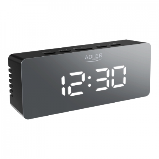 Adler | Alarm Clock | AD 1189B | Alarm function | Black