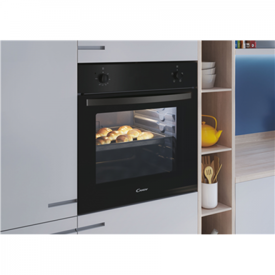 Candy | Oven | FIDC N100 | 70 L | Multifunctional | Manual | Mechanical control | Convection | Height 59.5 cm | Width 59.5 cm | Black