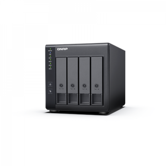 QNAP | 4-Bay | TR-004 | Up to 4 HDD/SSD Hot-Swap | Micro processor with hardware RAID