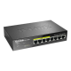 D-Link | 8-Port Gigabit PoE Switch (4xPoE) | DGS-1008P | Unmanaged | Desktop | Power supply type External