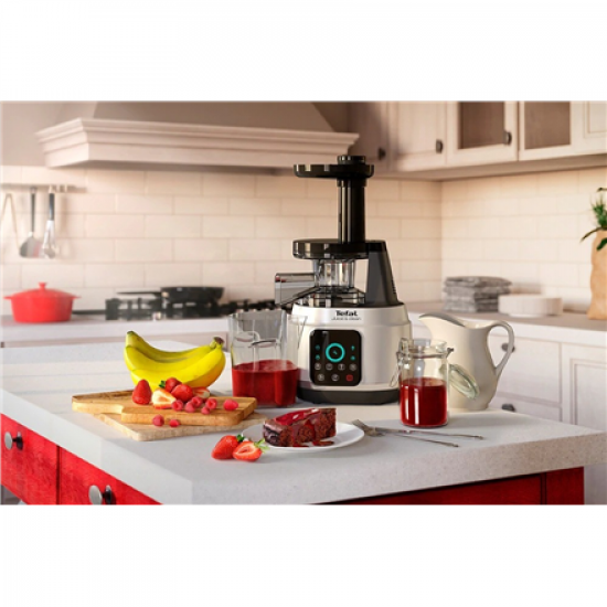 TEFAL | Juicer | ZC420E38 Juice & Clean | Type Juicer maker | Silver/Black | 150 W | Number of speeds 4