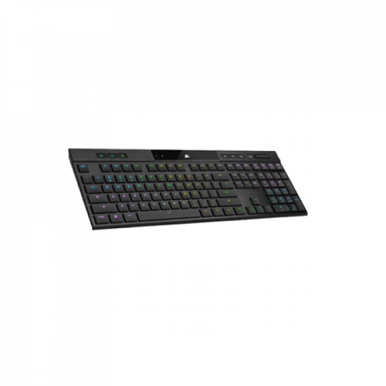 Corsair | Gaming Keyboard | K100 AIR RGB ULTRA-THIN | Gaming keyboard | Wireless/Wired | RGB LED light | NA | Black | CHERRY MX Ultra Low Profile Tactile | Wireless connection