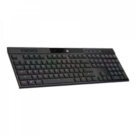 Corsair | Gaming Keyboard | K100 AIR RGB ULTRA-THIN | Gaming keyboard | Wireless/Wired | RGB LED light | NA | Black | CHERRY MX Ultra Low Profile Tactile | Wireless connection