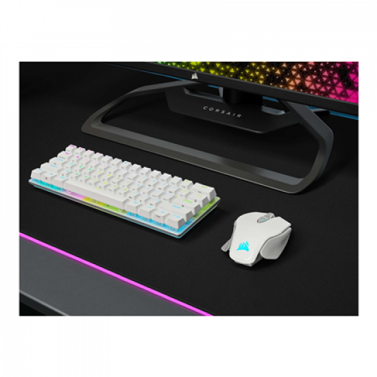 Corsair | Mouse | M65 RGB ULTRA | Gaming Mouse | Wireless | Wireless, Bluetooth | White