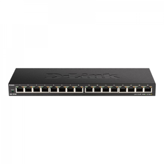 D-Link | 16-Port Gigabit Desktop Switch | DGS-1016S | Unmanaged | Desktop