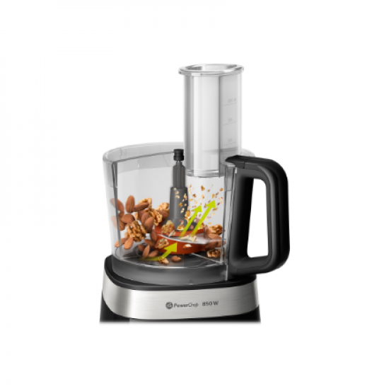 Philips | Compact Food processor | HR7530/10 Viva Collection | 850 W | Number of speeds 2 | Bowl capacity 2.1 L | Black