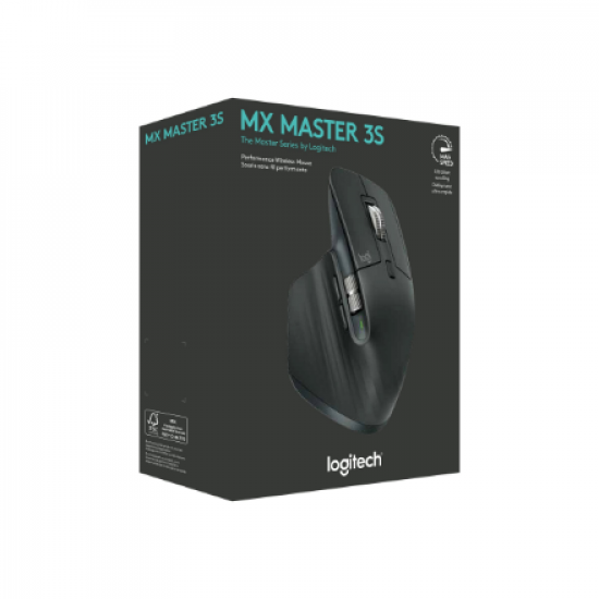 Logitech MX MASTER 3S Wireless Mouse, Graphite | Logitech
