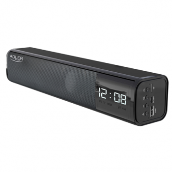 Adler | Clock Speaker | AD 1191 | Bluetooth | Black | Portable | Wireless connection