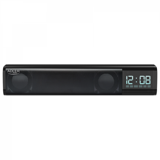 Adler | Clock Speaker | AD 1191 | Bluetooth | Black | Portable | Wireless connection
