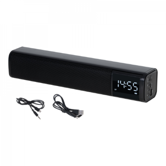 Adler | Clock Speaker | AD 1191 | Bluetooth | Black | Portable | Wireless connection
