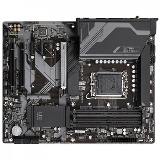 Gigabyte | Z790 UD AX 1.0 M/B | Processor family Intel | Processor socket  LGA1700 | DDR5 DIMM | Memory slots 4 | Supported hard disk drive interfaces 	SATA, M.2 | Number of SATA connectors 6 | Chipset Intel Z790 Express | ATX