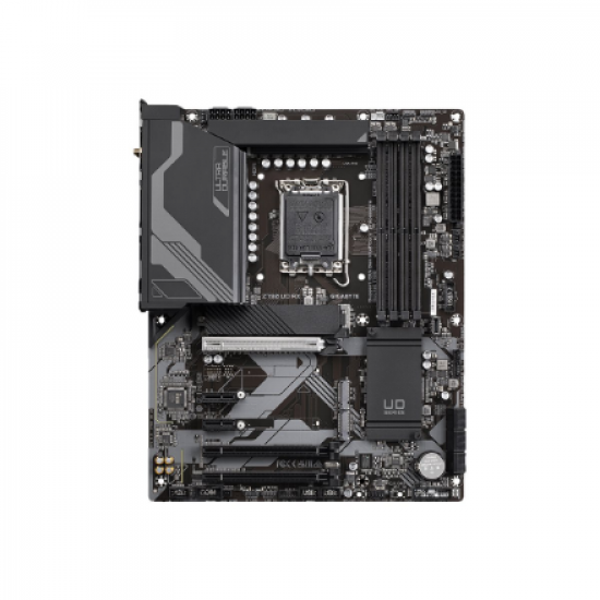 Gigabyte | Z790 UD AX 1.0 M/B | Processor family Intel | Processor socket  LGA1700 | DDR5 DIMM | Memory slots 4 | Supported hard disk drive interfaces 	SATA, M.2 | Number of SATA connectors 6 | Chipset Intel Z790 Express | ATX