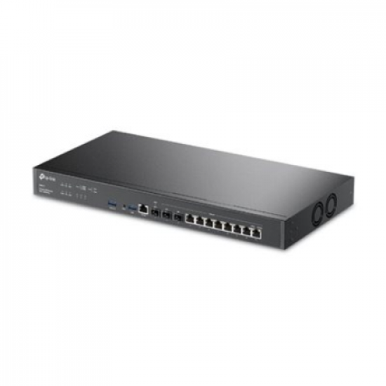Omada VPN Router with 10G Ports | ER8411 | 10/100/1000 Mbit/s | Ethernet LAN (RJ-45) ports 8 | Mesh Support No | MU-MiMO No | 4G