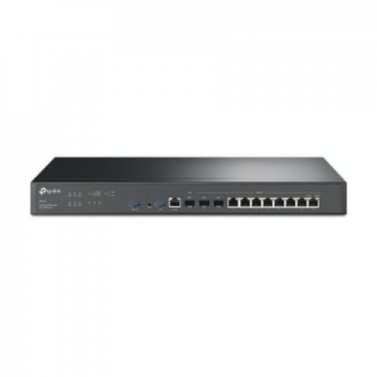 Omada VPN Router with 10G Ports | ER8411 | 10/100/1000 Mbit/s | Ethernet LAN (RJ-45) ports 8 | Mesh Support No | MU-MiMO No | 4G