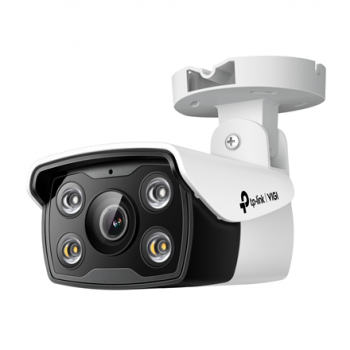 TP-LINK | VIGI 4MP Outdoor Full-Color Network Camera | VIGI C340 | Bullet | 4 MP | 6 mm | IP66 | H.265+/H.265/H.264+/H.264 | MicroSD