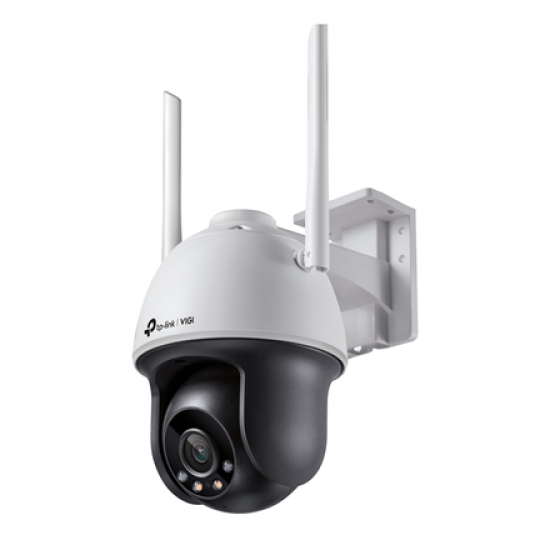 TP-LINK | VIGI 4MP Outdoor Full-Color Wi-Fi Pan Tilt Network Camera | VIGI C540-W | Dome | 4 MP | 4 mm | IP66 | H.265+/H.265/H.264+/H.264 | MicroSD