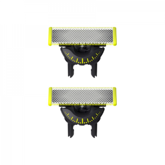 Philips | OneBlade Replacement blade, 2 pcs | QP420/50 | Black/Green