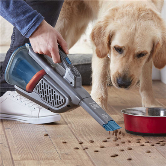 BLACK & DECKER Vacuum Cleaner | BHHV320B-QW | Cordless operating | Handheld | 12 V | Operating time (max) 20 min | Gray/Blue