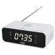 Adler | Alarm Clock with Wireless Charger | AD 1192W | Alarm function | AUX in | White