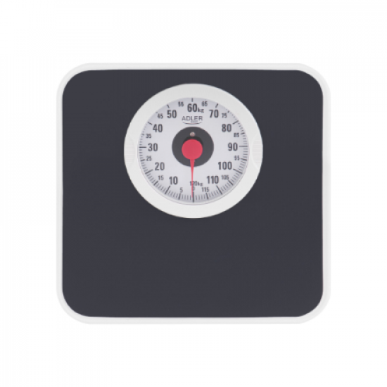 Adler | Mechanical Bathroom Scale | AD 8178 | Maximum weight (capacity) 120 kg | Accuracy 1000 g | Black