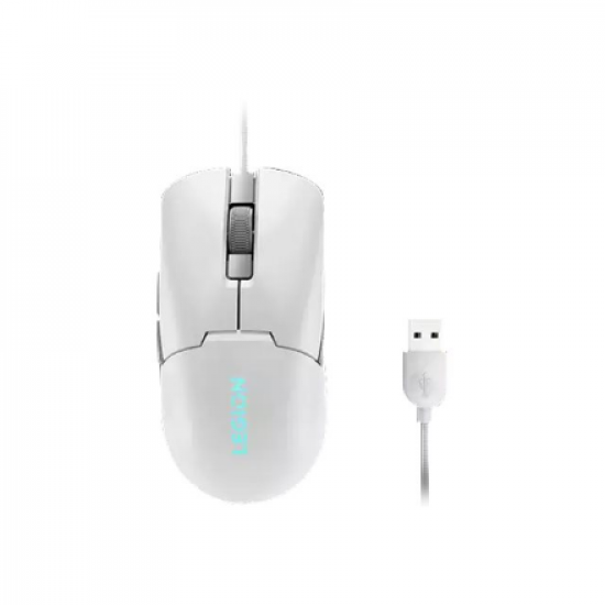 Lenovo | RGB Gaming Mouse | Legion M300s | Gaming Mouse | Wired via USB 2.0 | Glacier White