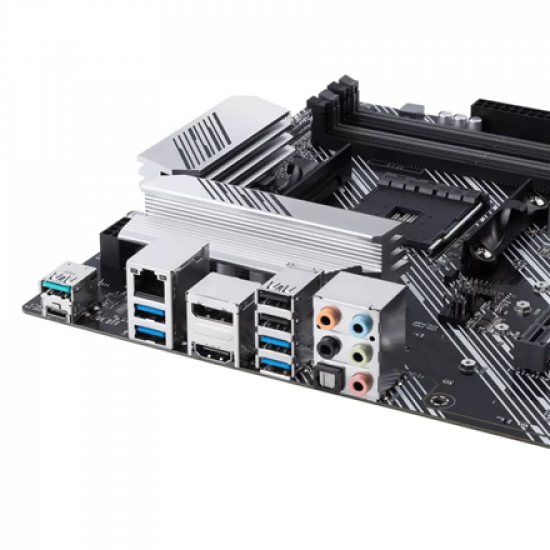 Asus | PRIME B550-PLUS | Processor family AMD | Processor socket AM4 | DDR4 DIMM | Memory slots 4 | Supported hard disk drive interfaces 	SATA, M.2 | Number of SATA connectors 6 | Chipset AMD B550 | ATX