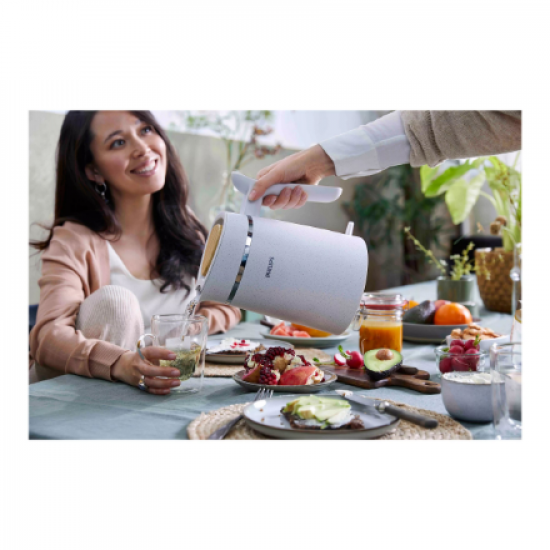 Philips Kettle | HD9365/10 Eco Conscious Edition | Electric | 2200 W | 1.7 L | 100% bioplastic | 360° rotational base | White Matt