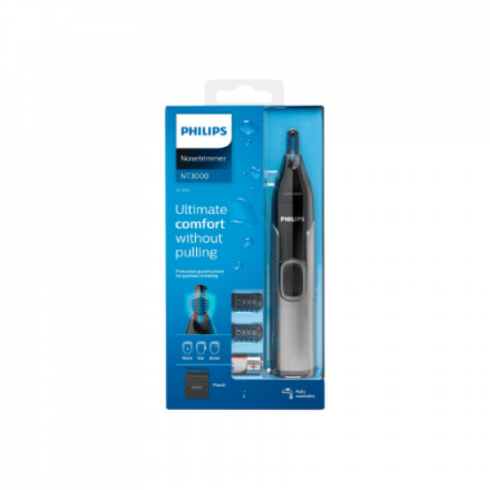 Philips | Nose, Ear and Eyebrow Trimmer | NT3650/16 | Nose, ear and eyebrow trimmer | Grey