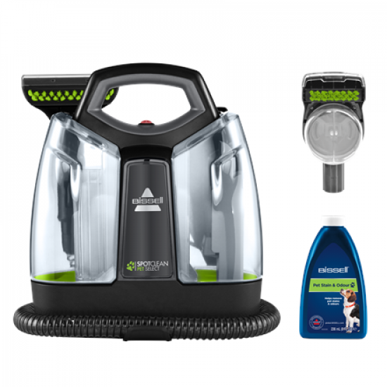 Bissell | SpotClean Pet Select Cleaner | 37288 | Corded operating | 330 W | Black/Titanium/Lime | 24 month(s)