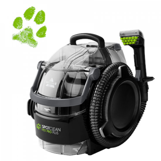 Bissell | SpotClean Pet Pro Plus Cleaner | 37252 | Corded operating | 750 W | Black/Titanium | 24 month(s)