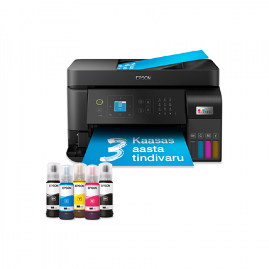 Epson Multifunctional printer | EcoTank L5590 | Inkjet | Colour | Inkjet Multifunctional Printer | A4 | Wi-Fi | Black