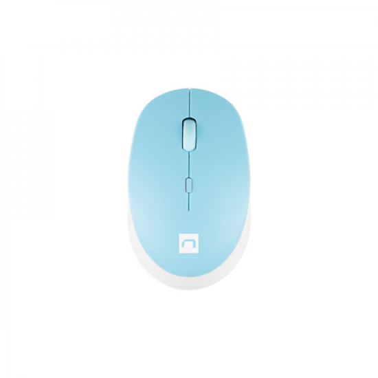 Natec | Mouse | Harrier 2 | Wireless | Bluetooth | White/Blue