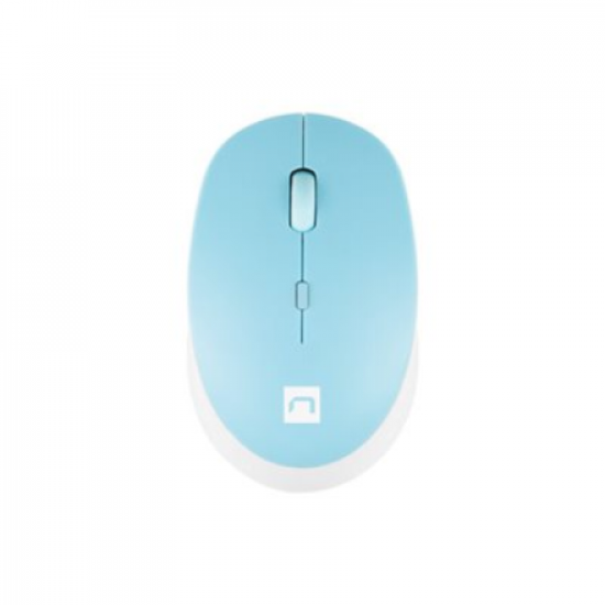 Natec | Mouse | Harrier 2 | Wireless | Bluetooth | White/Blue