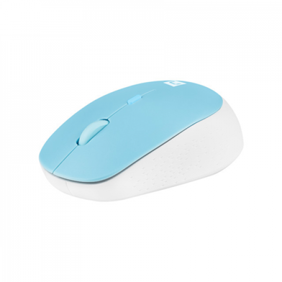 Natec | Mouse | Harrier 2 | Wireless | Bluetooth | White/Blue