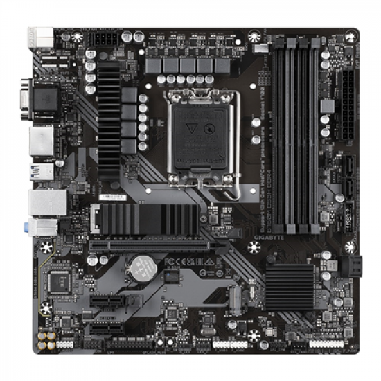 Gigabyte | B760M DS3H DDR4 1.0 M/B | Processor family Intel | Processor socket  LGA1700 | DDR4 DIMM | Memory slots 4 | Supported hard disk drive interfaces 	SATA, M.2 | Number of SATA connectors 4 | Chipset Intel B760 Express | Micro ATX