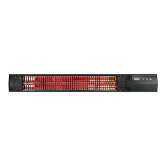 TunaBone | Electric Wall mounted Infrared Patio Heater | TB2580W-01 | Patio heater | 2500 W | Number of power levels 3 | Suitable for rooms up to 25 m² | Black | IP55