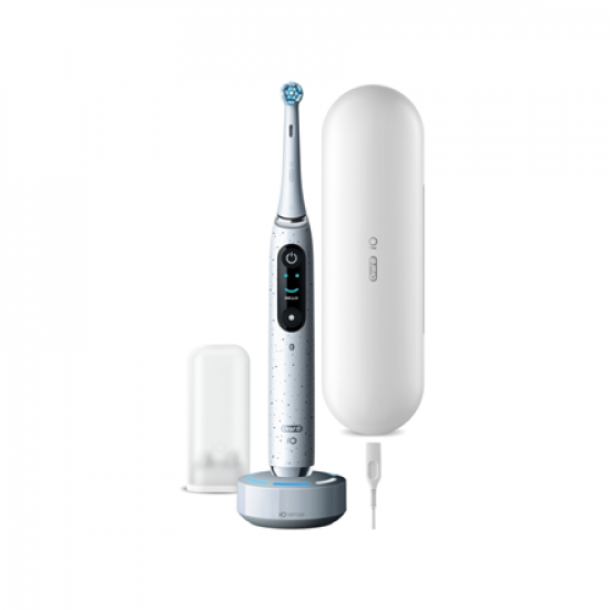Oral-B | Electric Toothbrush | iO10 Series | Rechargeable | For adults | Number of brush heads included 1 | Number of teeth brushing modes 7 | Stardust White