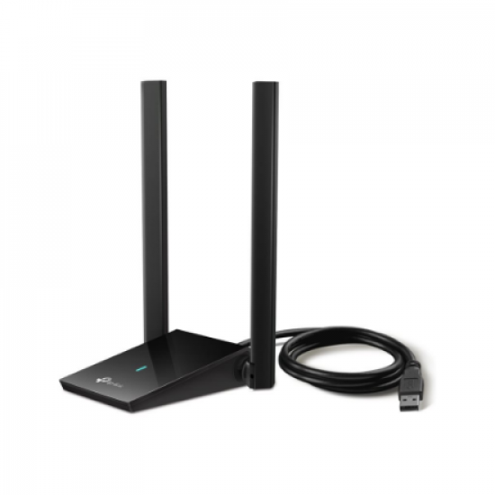 AX1800 Dual Antennas High Gain Wireless USB Adapter | Archer TX20U Plus | 802.11ax | 574+1201 Mbit/s | 10/100/1000 Mbit/s | Ethernet LAN (RJ-45) ports 0 | Mesh Support No | MU-MiMO Yes | No mobile broadband | Antenna type External