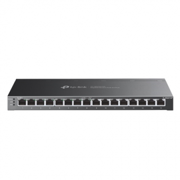 TP-LINK | etStream 16-Port Gigabit Smart Switch with 8-Port PoE+ | TL-SG2016P | Web managed | Desktop | Power supply type External