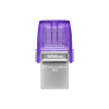 Kingston | DataTraveler | DT Micro Duo 3C | 128 GB | USB Type-C and Type-A | Purple