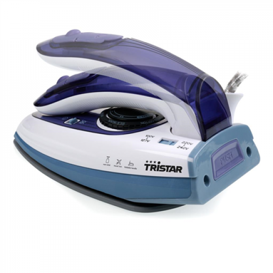 Tristar | Travel Steam Iron | ST-8152 | Steam Iron | 1000 W | Water tank capacity 60 ml | Continuous steam 15 g/min | Blue