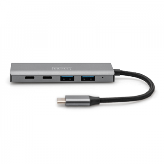 Digitus | USB-C 4 Port HUB 2x USB-A + 2x USB-C Gen2 | DA-70245 | USB-C Hub