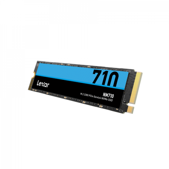 Lexar | M.2 NVMe SSD | NM710 | 500 GB | SSD form factor M.2 2280 | Solid-state drive interface PCIe Gen4x4 | Read speed 5000 MB/s | Write speed 2600 MB/s