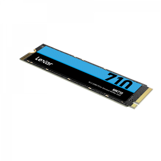 Lexar | M.2 NVMe SSD | NM710 | 500 GB | SSD form factor M.2 2280 | Solid-state drive interface PCIe Gen4x4 | Read speed 5000 MB/s | Write speed 2600 MB/s
